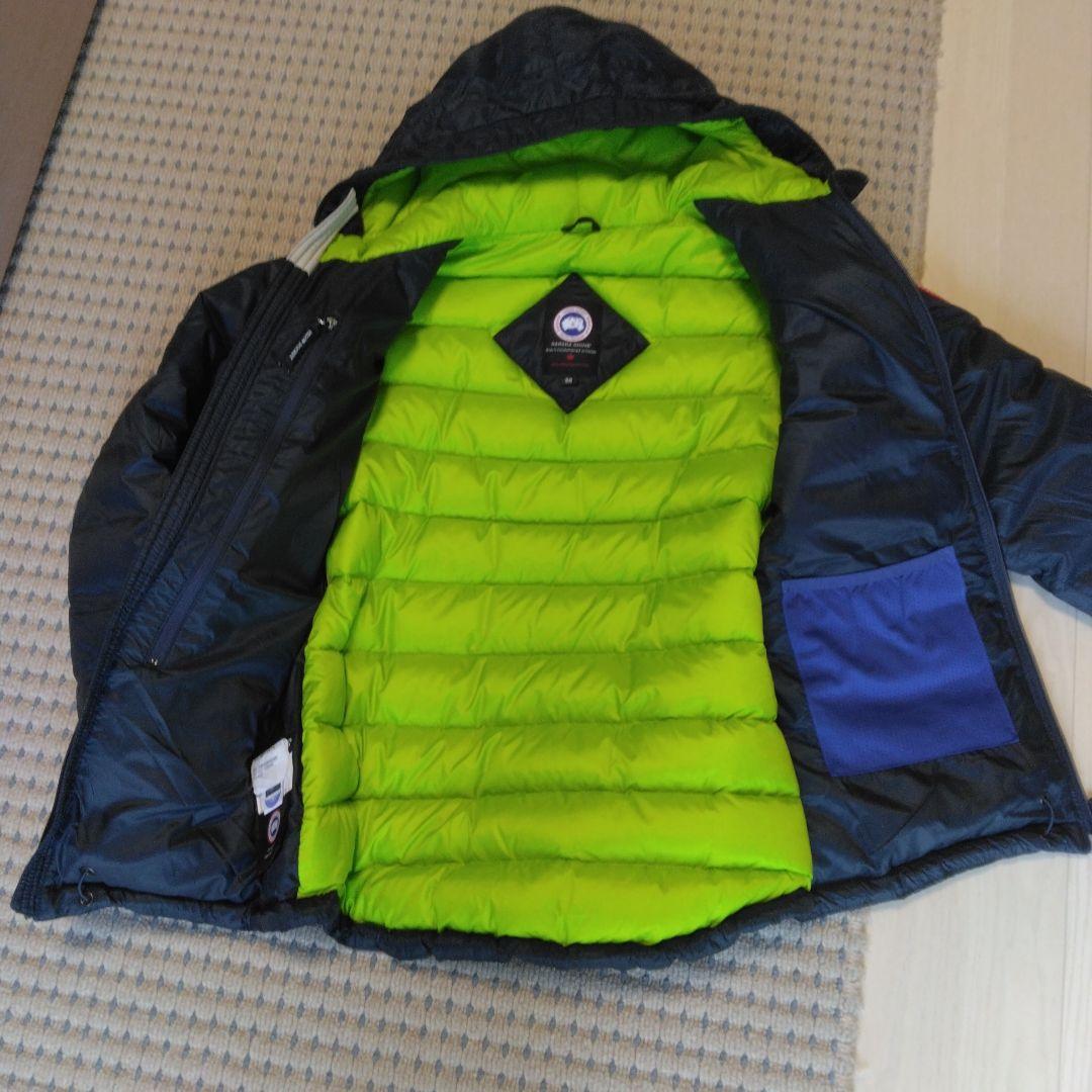 美品　  ダウンジャケット M ネイビー/グリーン