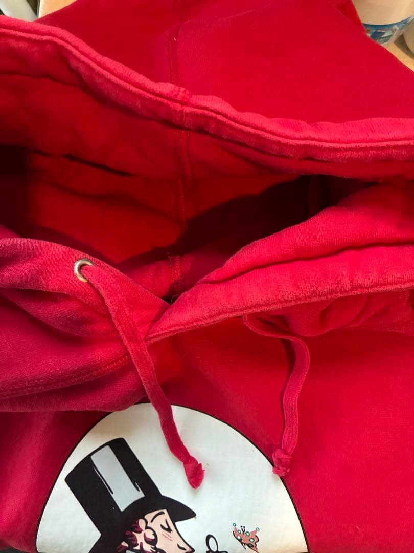 Supreme 赤 パーカー Lサイズ