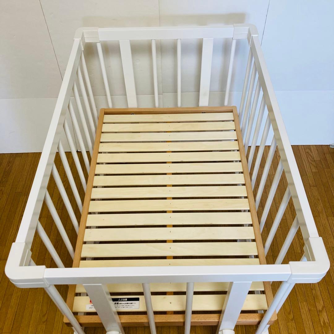 【美品】ファルスカ　ミニジョイントベッド　ネオ　工具不要　マットレス、シーツ付