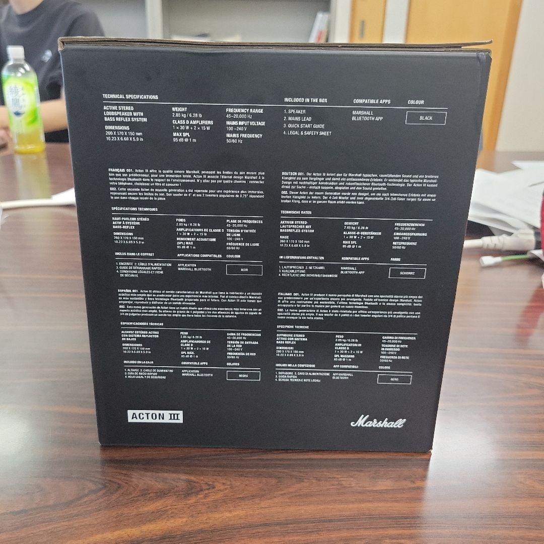 N*i様 Marshall ACTON III ワイヤレススピーカー
