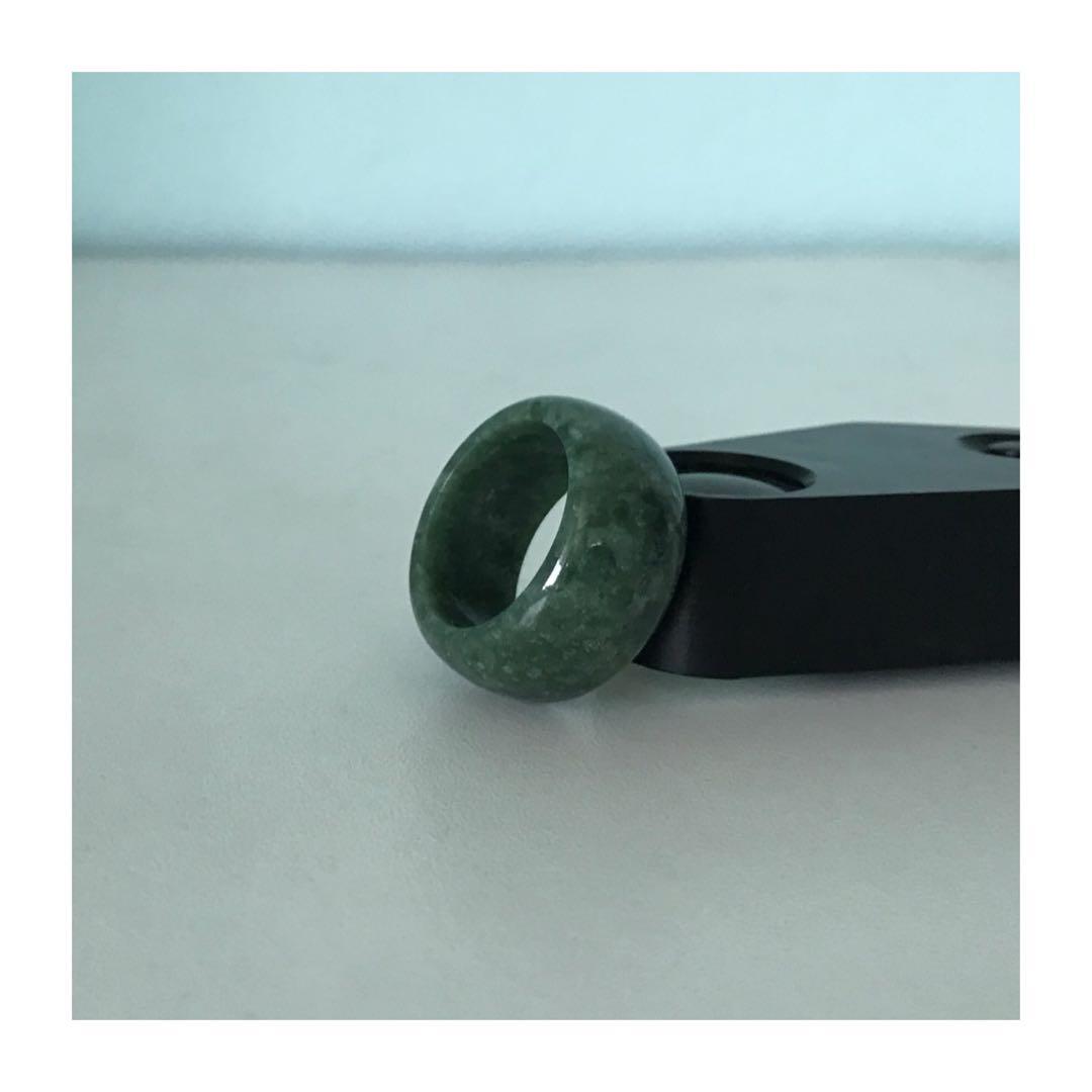 翡翠リング ミャンマー産 大きい 本物 ジェイド パワーストーン 鑑定書新品指輪