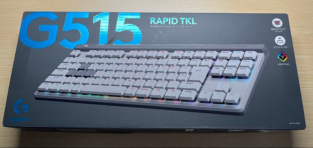 キーボード Logicool G515 RAPID TKL White
