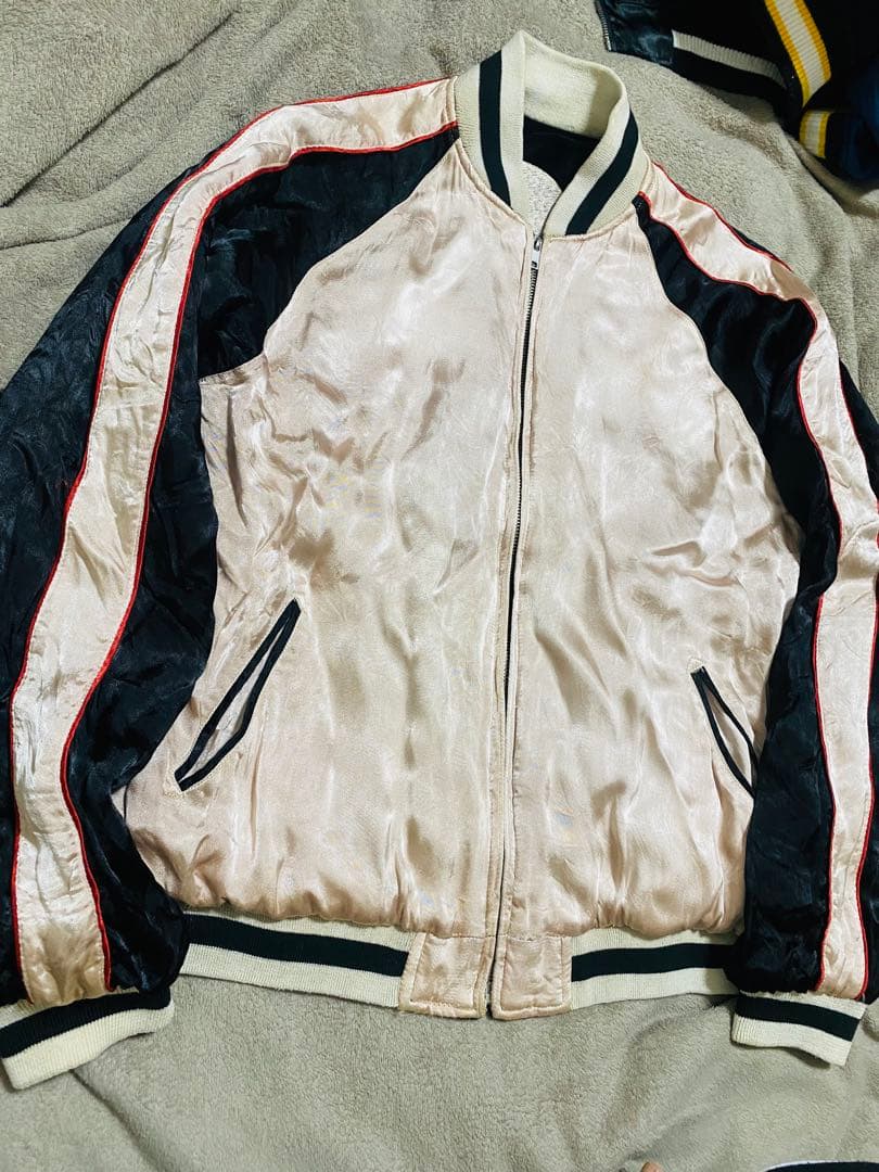 Back Street Crawler 日本　限定　スカジャン スカル　別珍