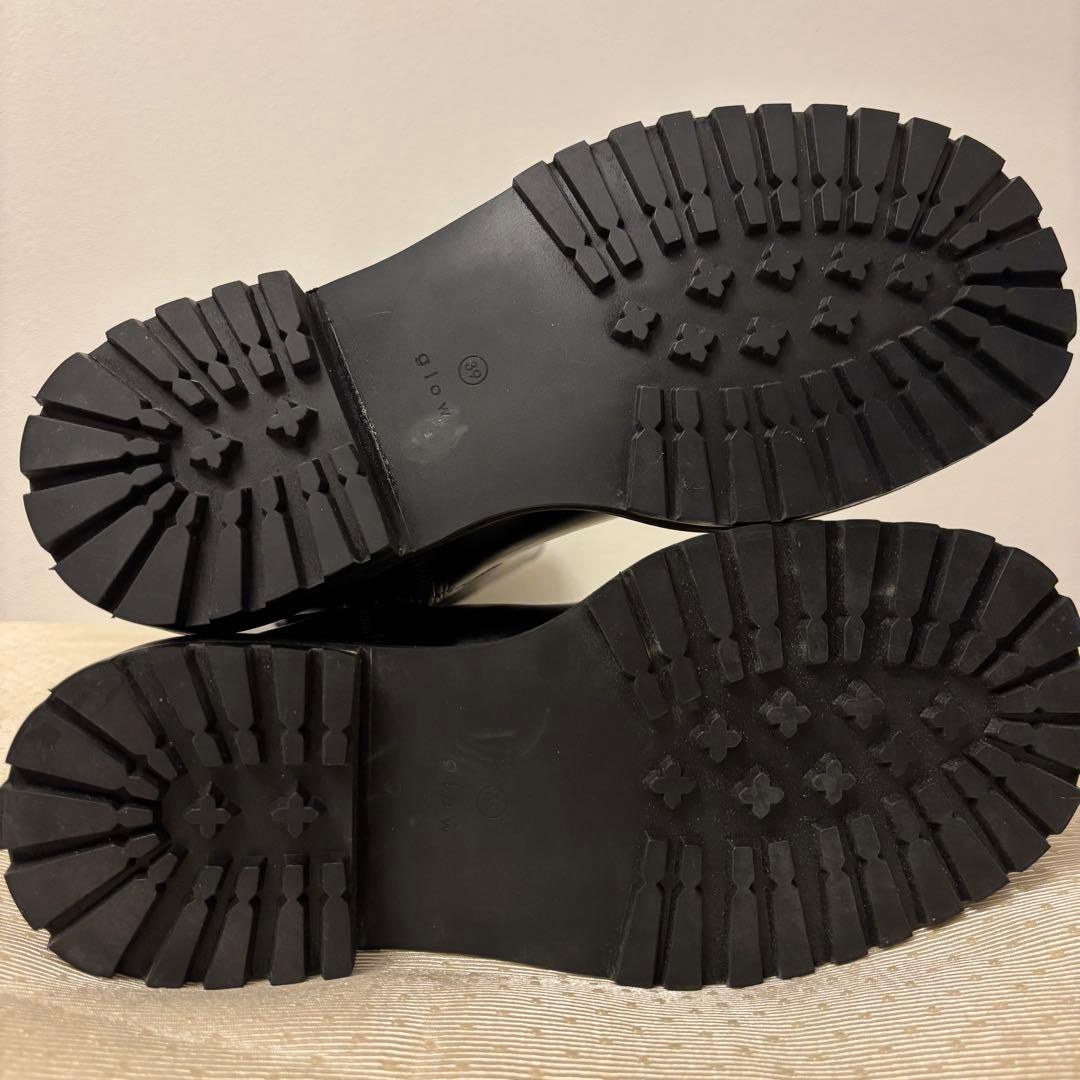 未使用級✨THE glow CANAL JEAN☆ロングブーツ 黒24.5cm