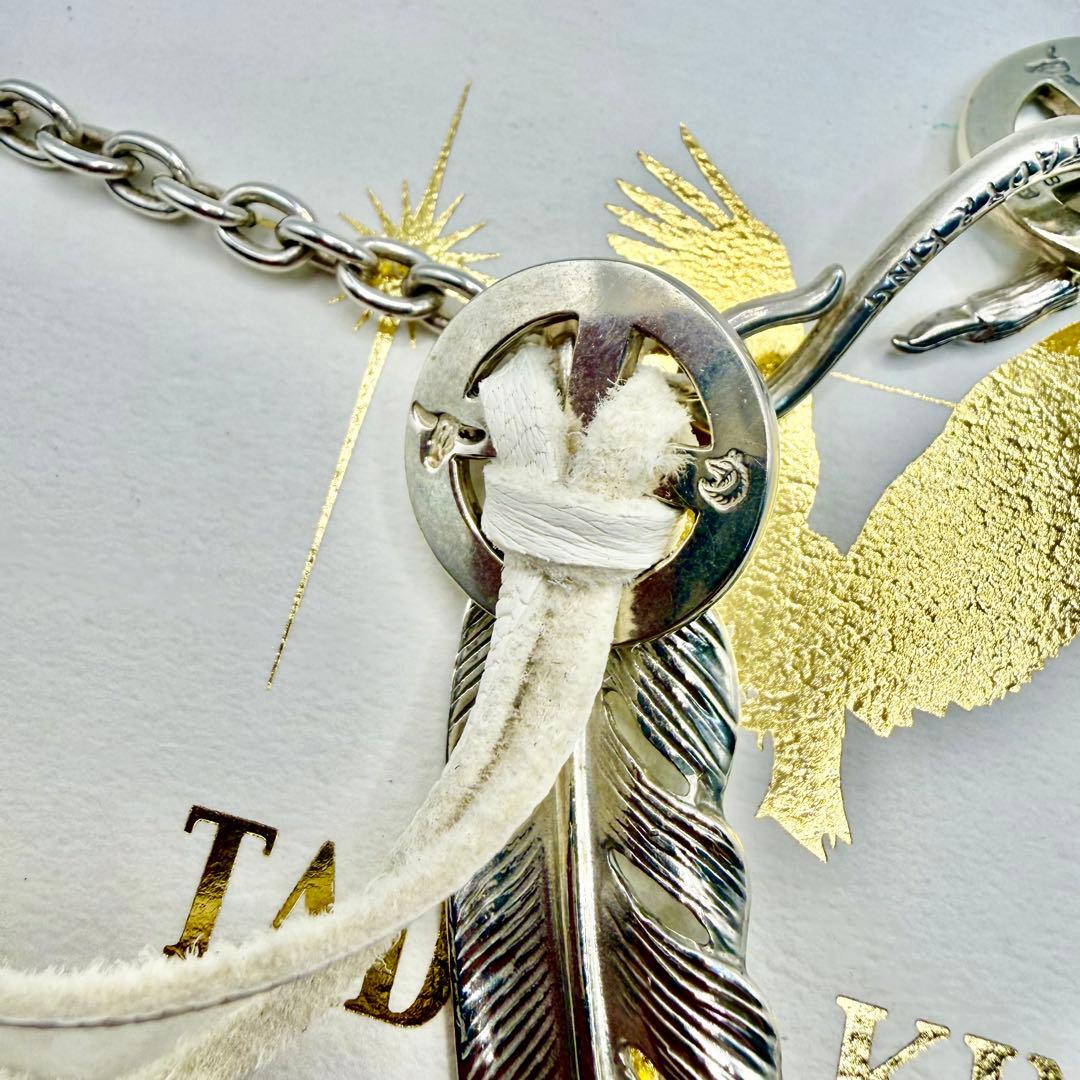 美品　タディ&キング　 SVフェザーGPウルフLL ホイール、ネックレスセット