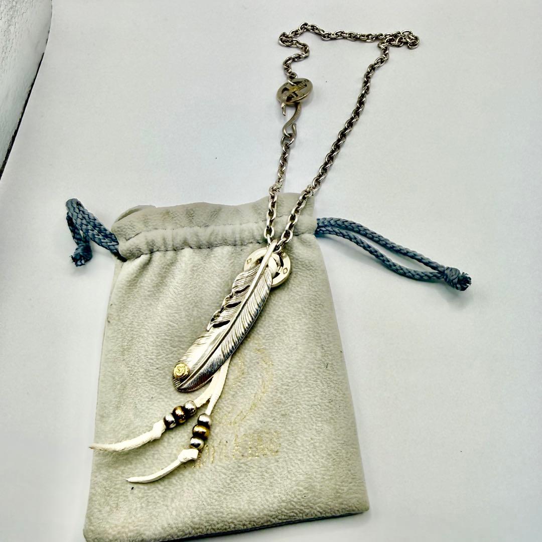 美品　タディ&キング　 SVフェザーGPウルフLL ホイール、ネックレスセット