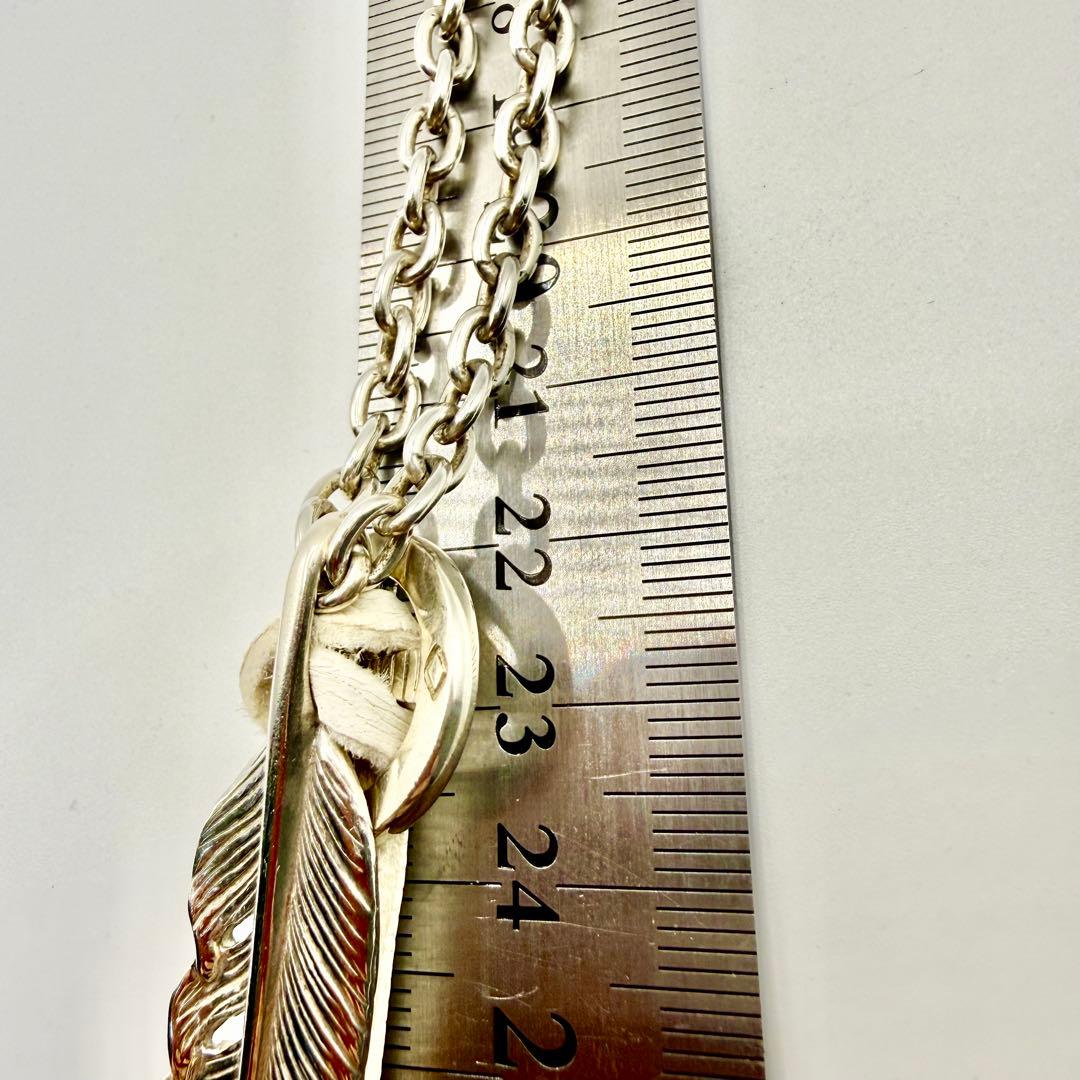 美品　タディ&キング　 SVフェザーGPウルフLL ホイール、ネックレスセット