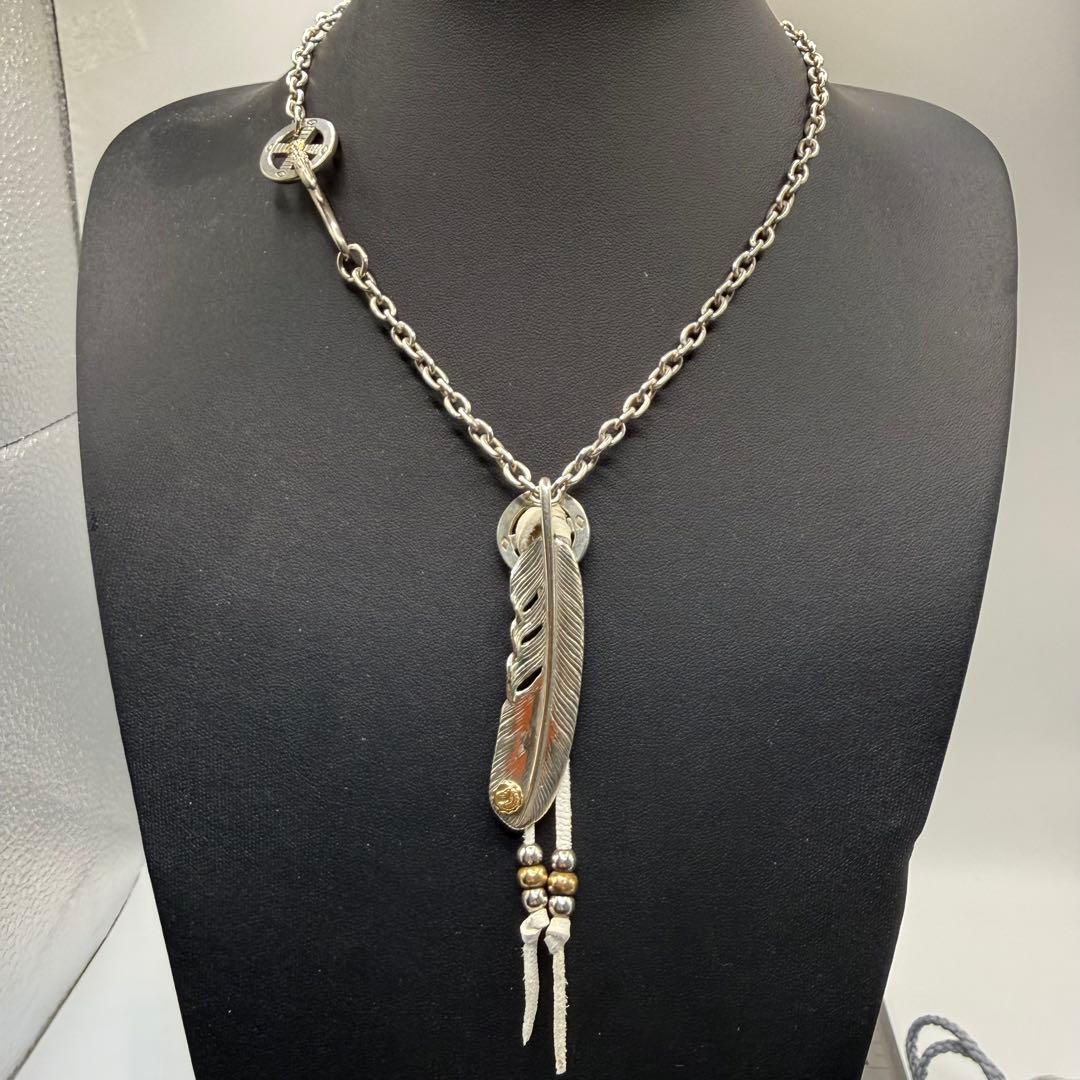 美品　タディ&キング　 SVフェザーGPウルフLL ホイール、ネックレスセット