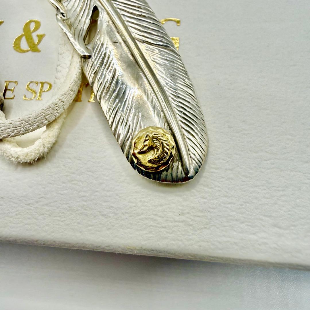 美品　タディ&キング　 SVフェザーGPウルフLL ホイール、ネックレスセット