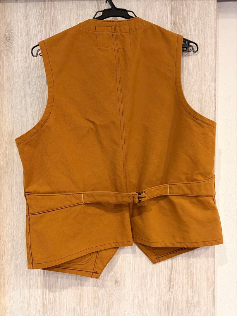 シュガーケーン　ブラウンダックワークベスト