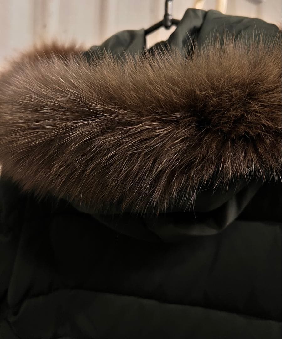 ef-de フォックスファー付　ダウンコート　11号
