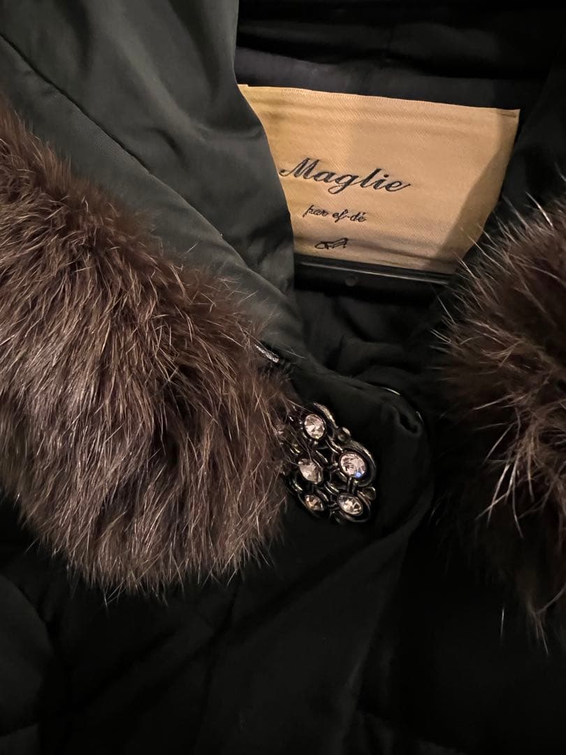 ef-de フォックスファー付　ダウンコート　11号