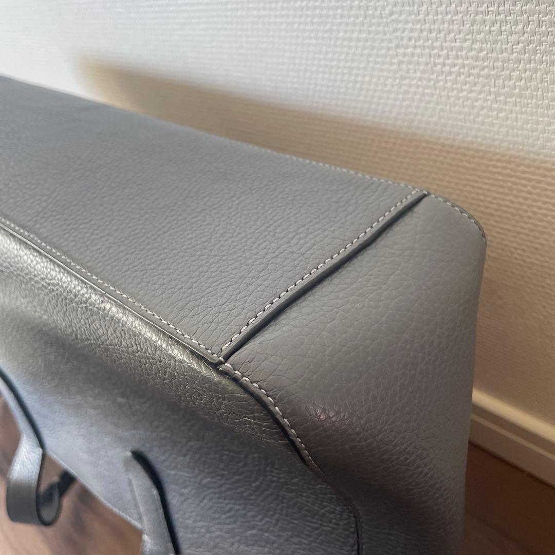 COACH グレー 2Wayビジネスバッグ 保存袋付き