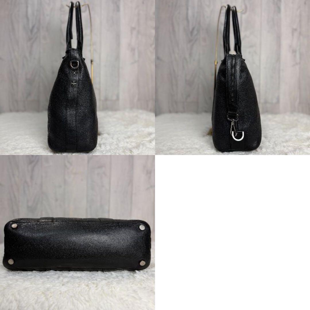 人気♡A4可♡ジミーチュウ ロゴ グレインレザー トートバッグ