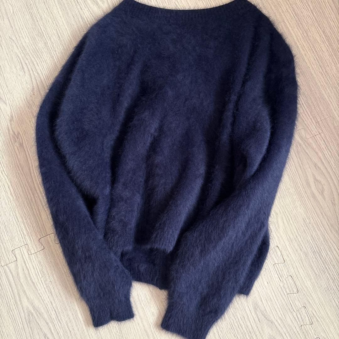 loungedress ラウンジドレスFURカシミヤ　2wayニットカーデ