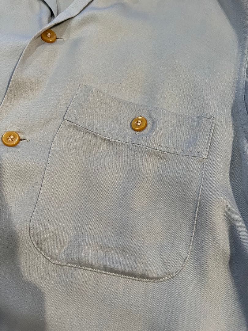 【希少】50s レーヨンシャツ ロカビリー NATIONAL ギャバジン