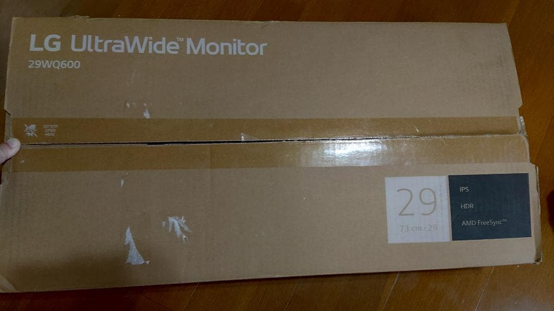 29インチ　ウルトラワイドモニター29WQ600-W（現行モデル）24/11製造