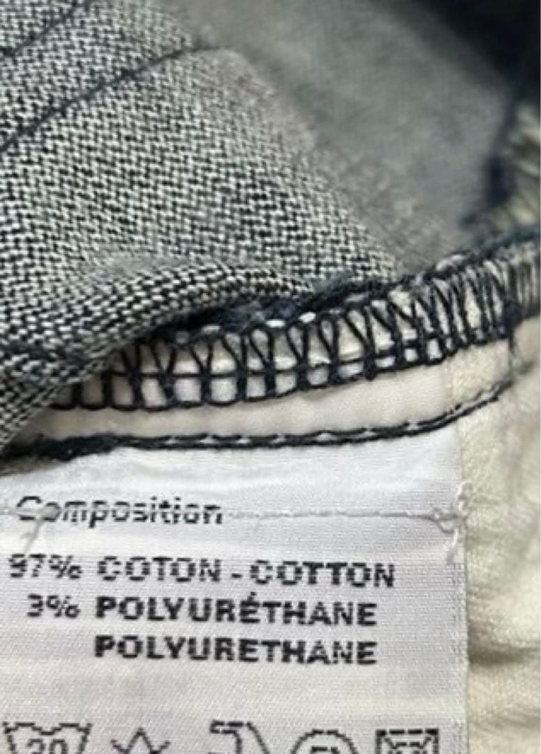 Dior HOMME デニムパンツ スキニー コットン インディゴブルー