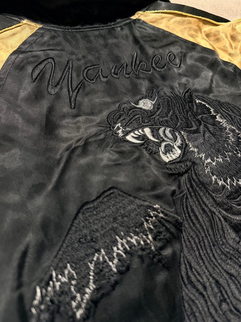Yankee 虎 日本限定 スカジャン unisex vintage サテン