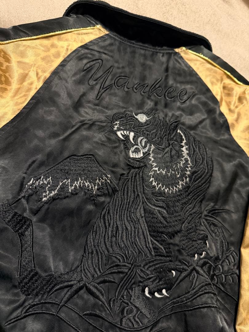 Yankee 虎 日本限定 スカジャン unisex vintage サテン