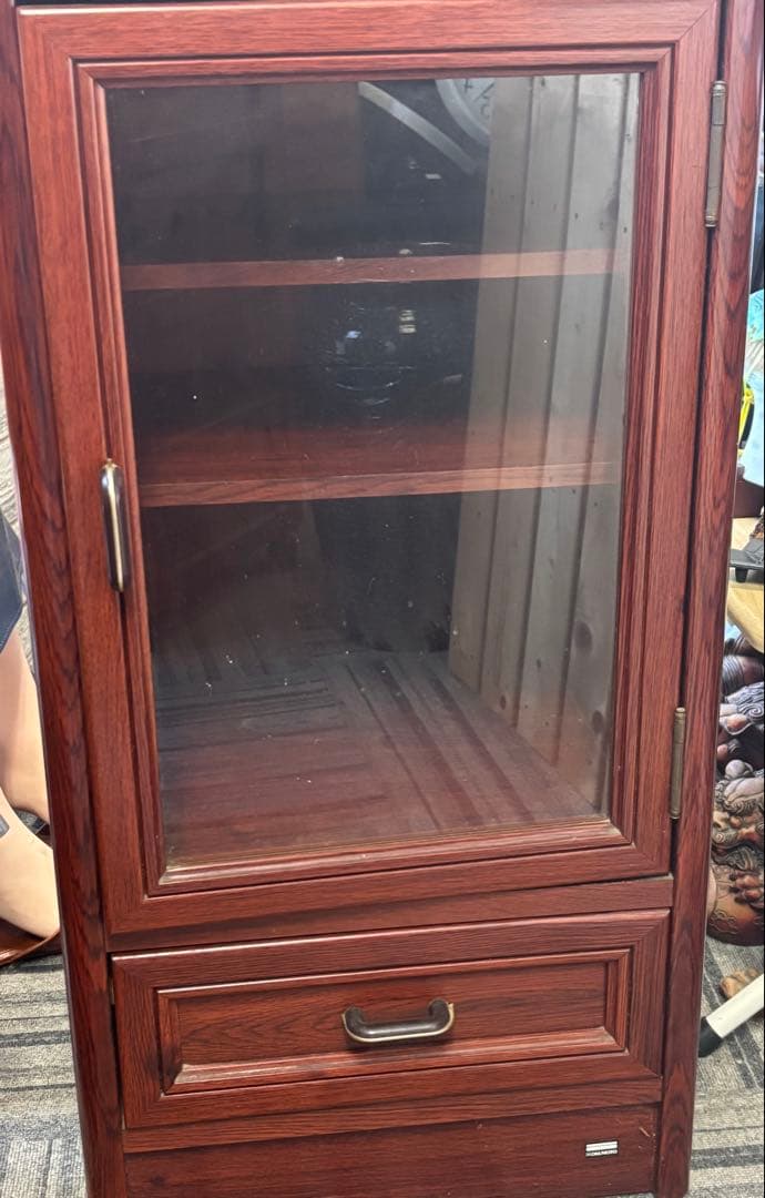 ⭐︎値下げ⭐︎木製キャビネット引き出し付き