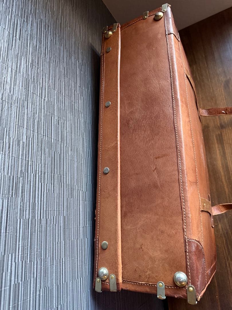 JUNK★アンティーク★トランク 本革 レザー ヴィンテージ アタッシュケース