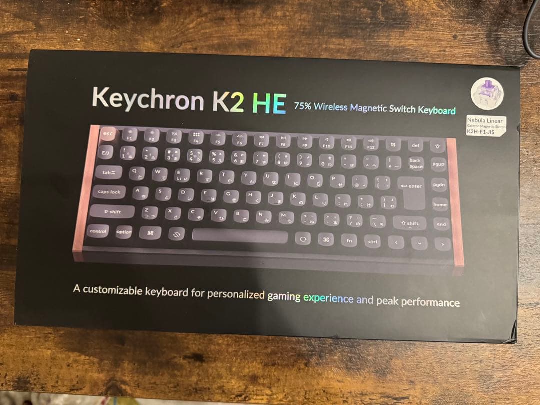 Keychron K2 HE JIS配列 薄型キーキャップ変更品