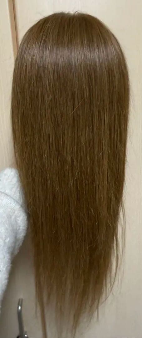 人毛ウィッグ UP140 51cm ストレート 美容師 アップウィッグ