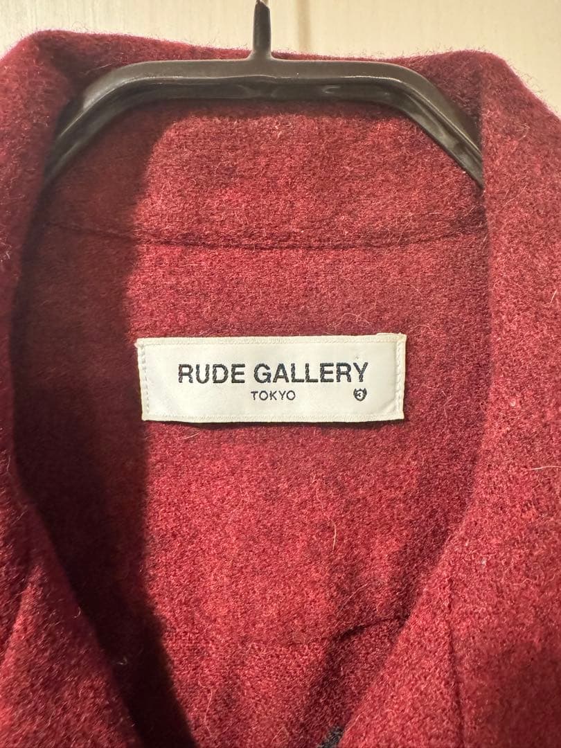 RUDE GALLERY バーガンディ 長袖シャツ