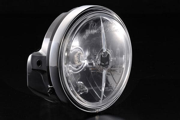 マーシャルヘッドライト722.702クリア×黒 ホンダ/750F CBX400F