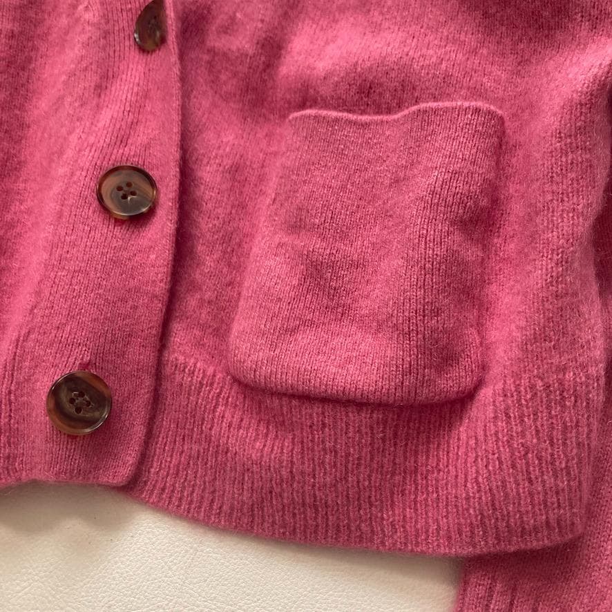 【ままぁ】TICCA　22AW ヤクショートカーディガン 前後2WAY