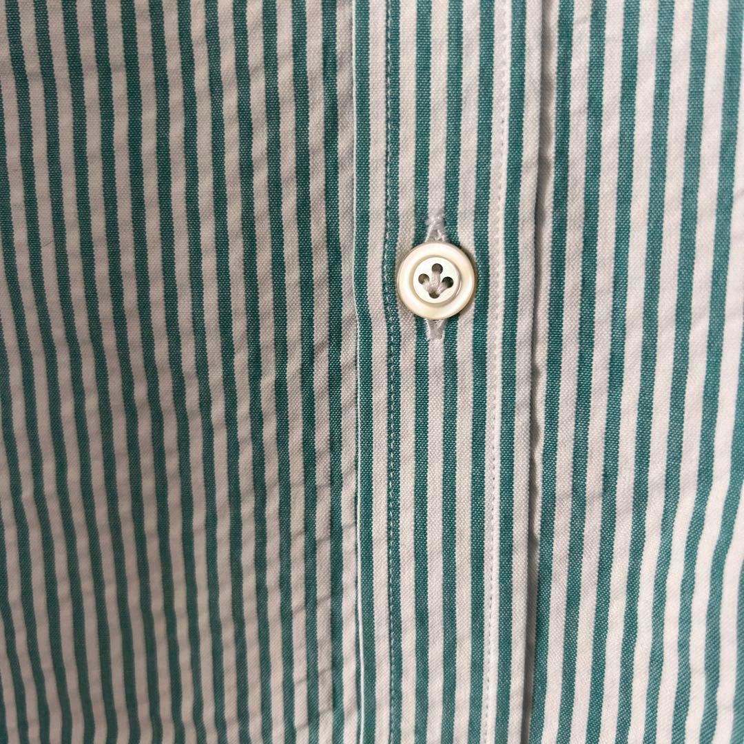 【未使用品】ジャンネット　シアサッカーシャツ　サイズS