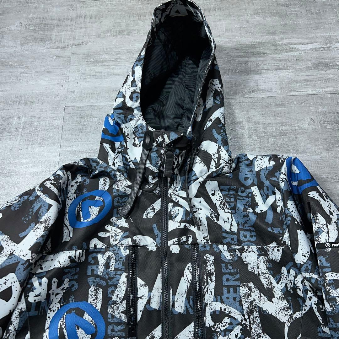 お買い得★ ARBN スノーボードウェア スキーウェア メンズS 総柄