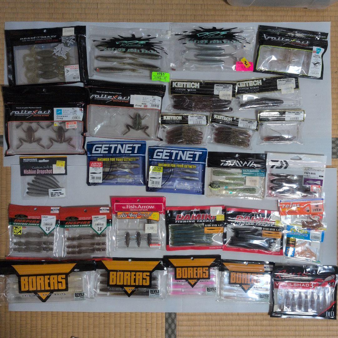 バス釣り ワーム 約130点 セット販売
