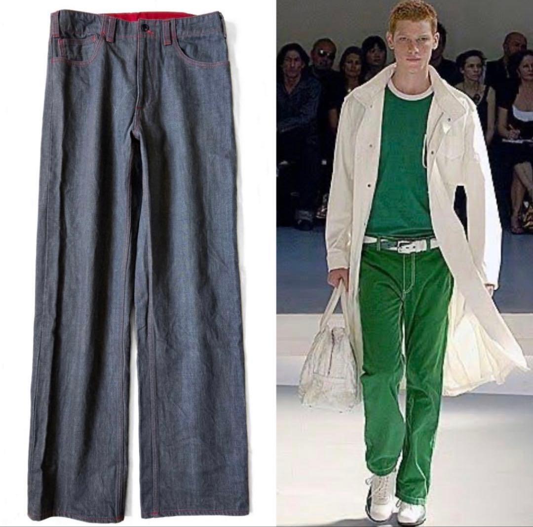 Z*G様 07SS ISSEY MIYAKE レッドシーム ウォッシュドデニム