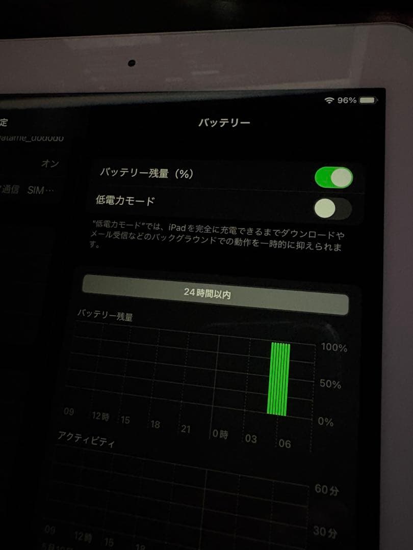 中古iPad（第5世代）Wi-Fi+CellularモデルA1823　32 GB