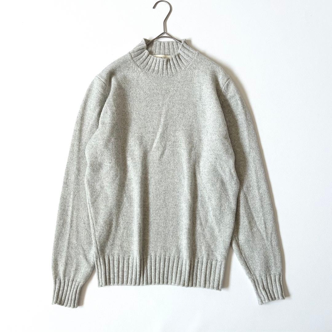 3152y美品フィリッポデローレンティス 7Gカシミヤウールモックネックニット