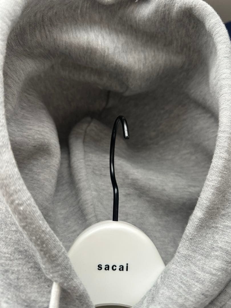 sacai サカイ スポンジスウェット MA-1 ドッキングパーカー 3