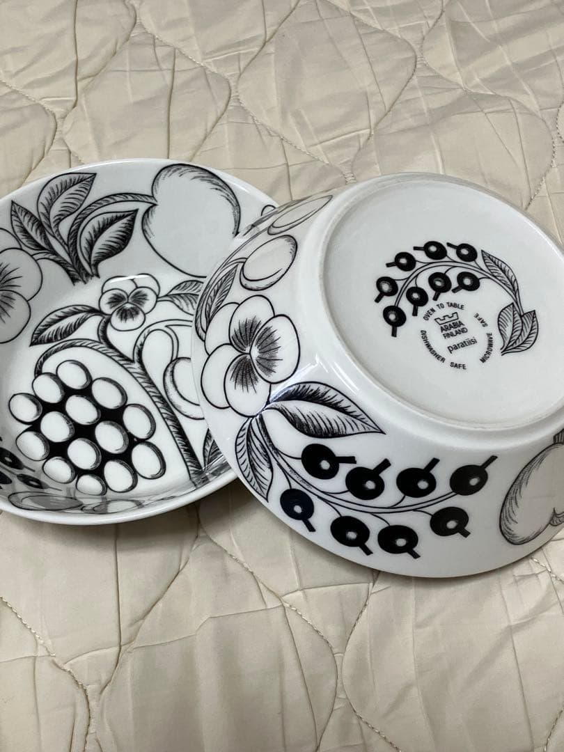 アラビア　ブラックパラティッシ 4点セット