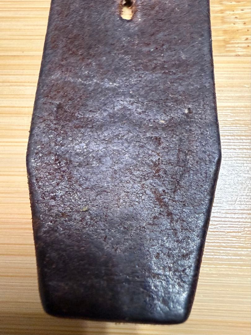 レア⭐️HTC⭐️ヴィンテージバックル&フラワースタッズ⭐️黒革×マルチストーン⭐️34