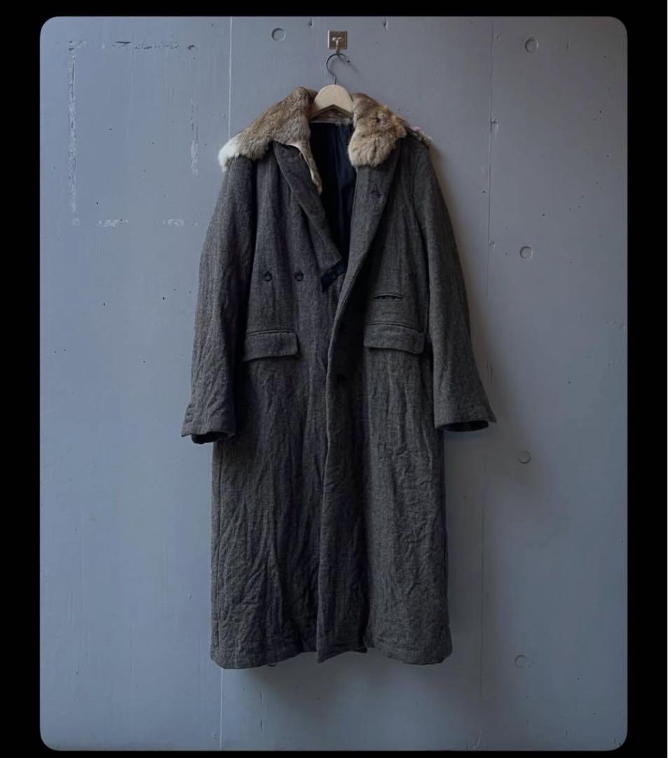 ジャケット・アウター sunsea BRITISH WOOL HERRINGBONE COAT 3