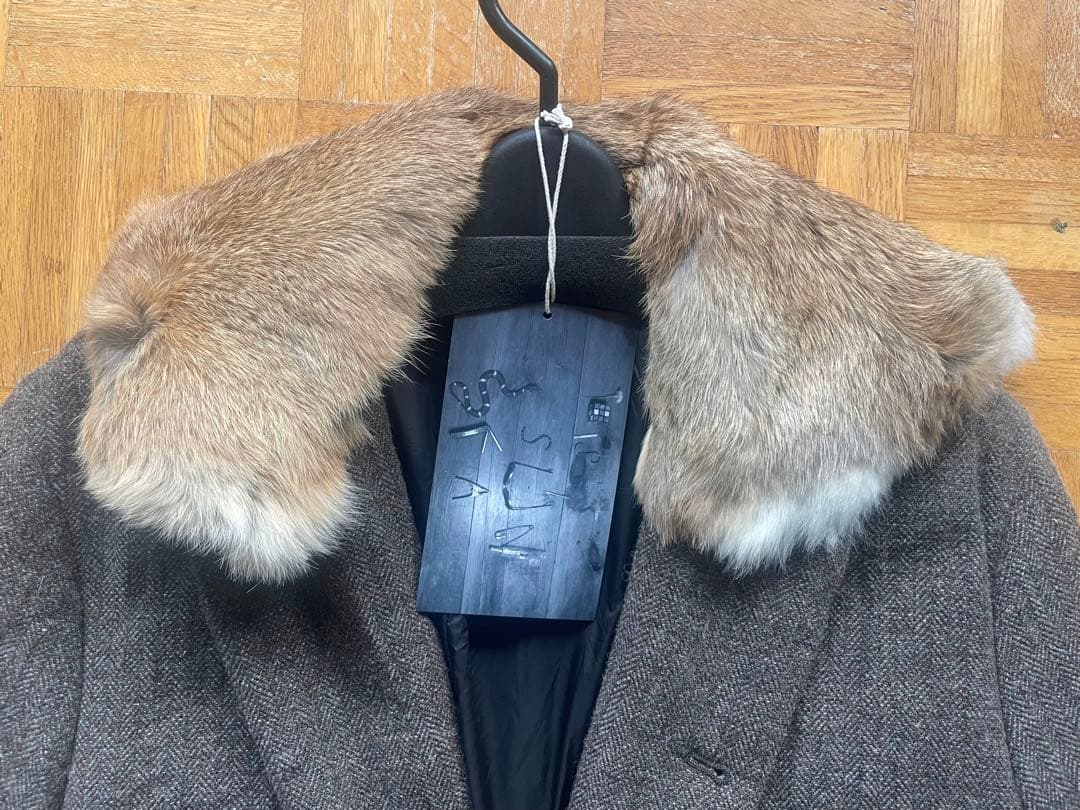 ジャケット・アウター sunsea BRITISH WOOL HERRINGBONE COAT 3