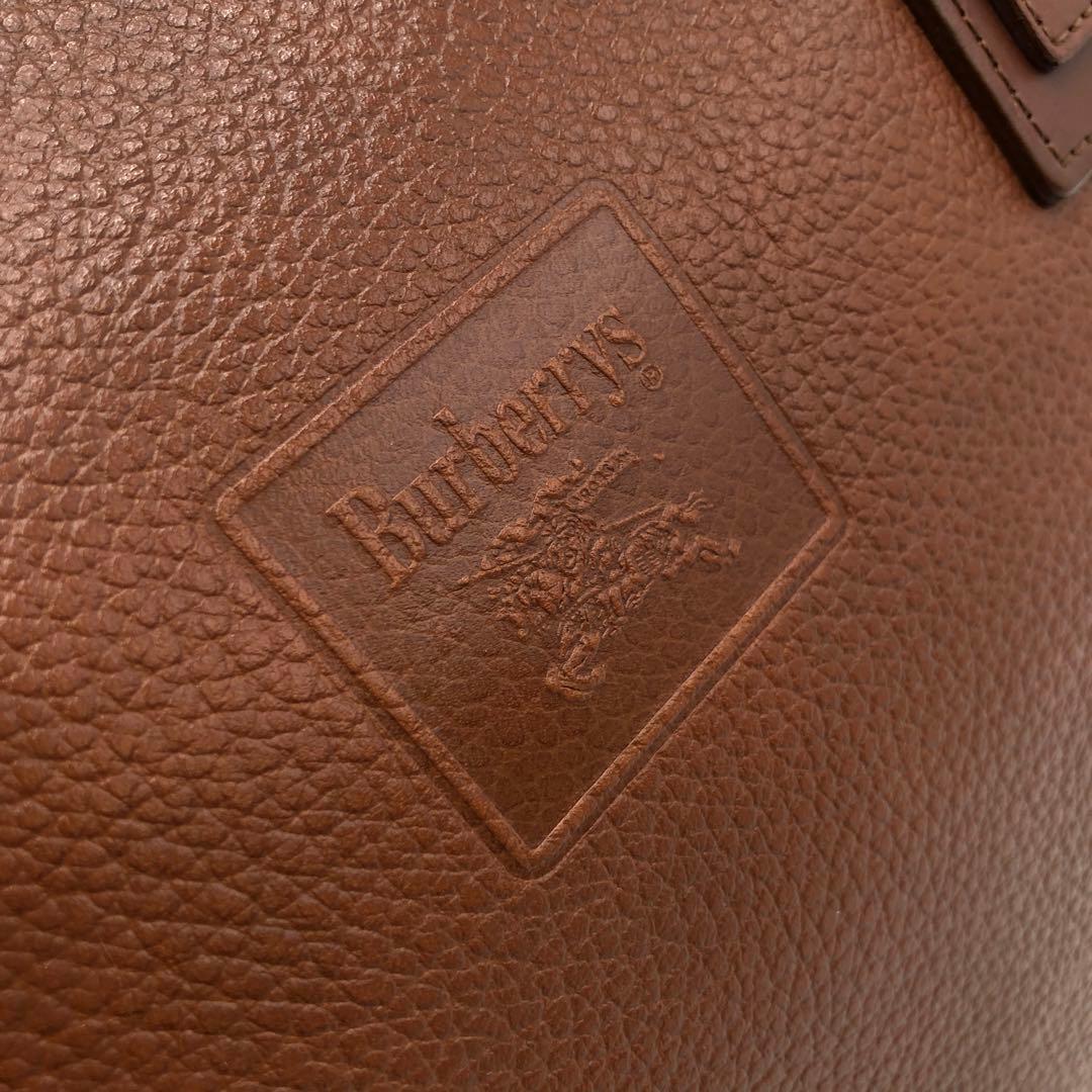 バーバリー ノバチェック ヴィンテージ ミニボストンバッグ ハンドバッグ レザー