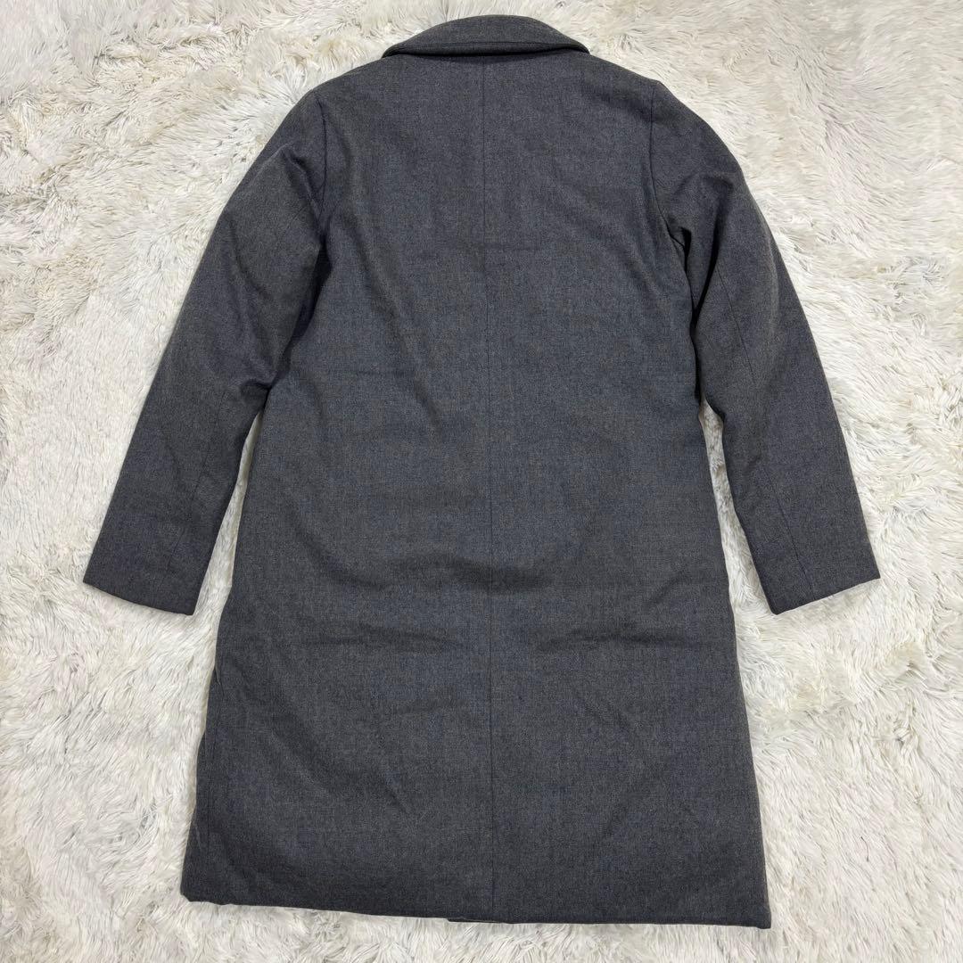 セオリーリュクス　ダウンチェスターコート　ロング　内側ダウン　グレー 38 M