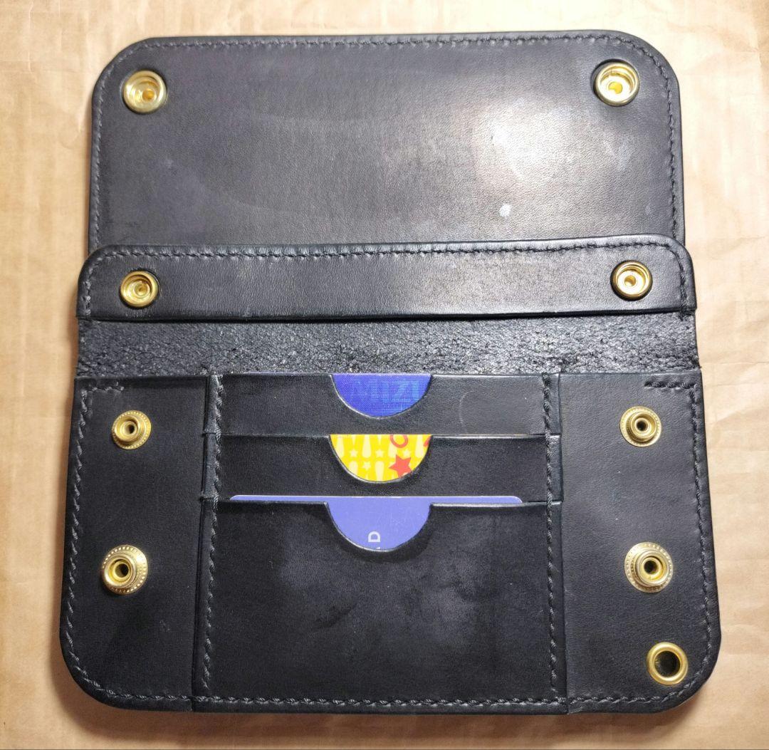 トラッカーウォレット 黒蛇