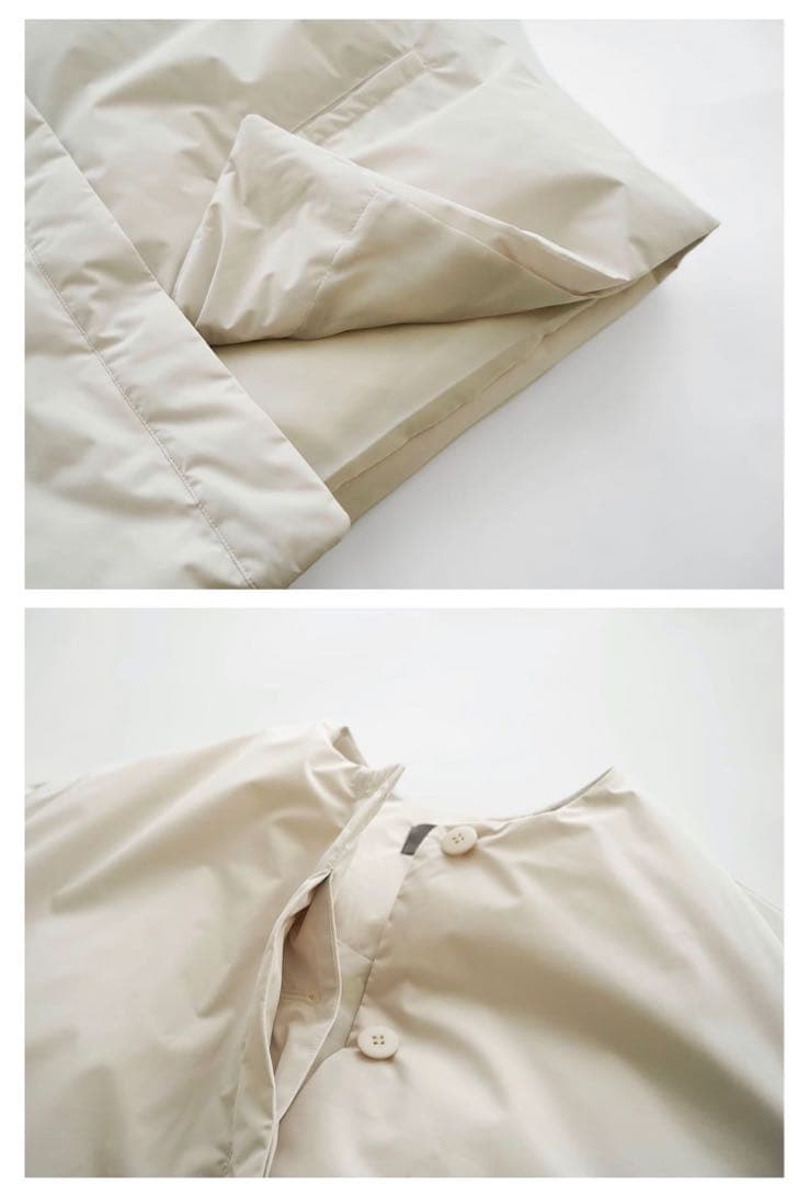 オローネ モノローグダウンコート 完売品 新品未使用 クリーム