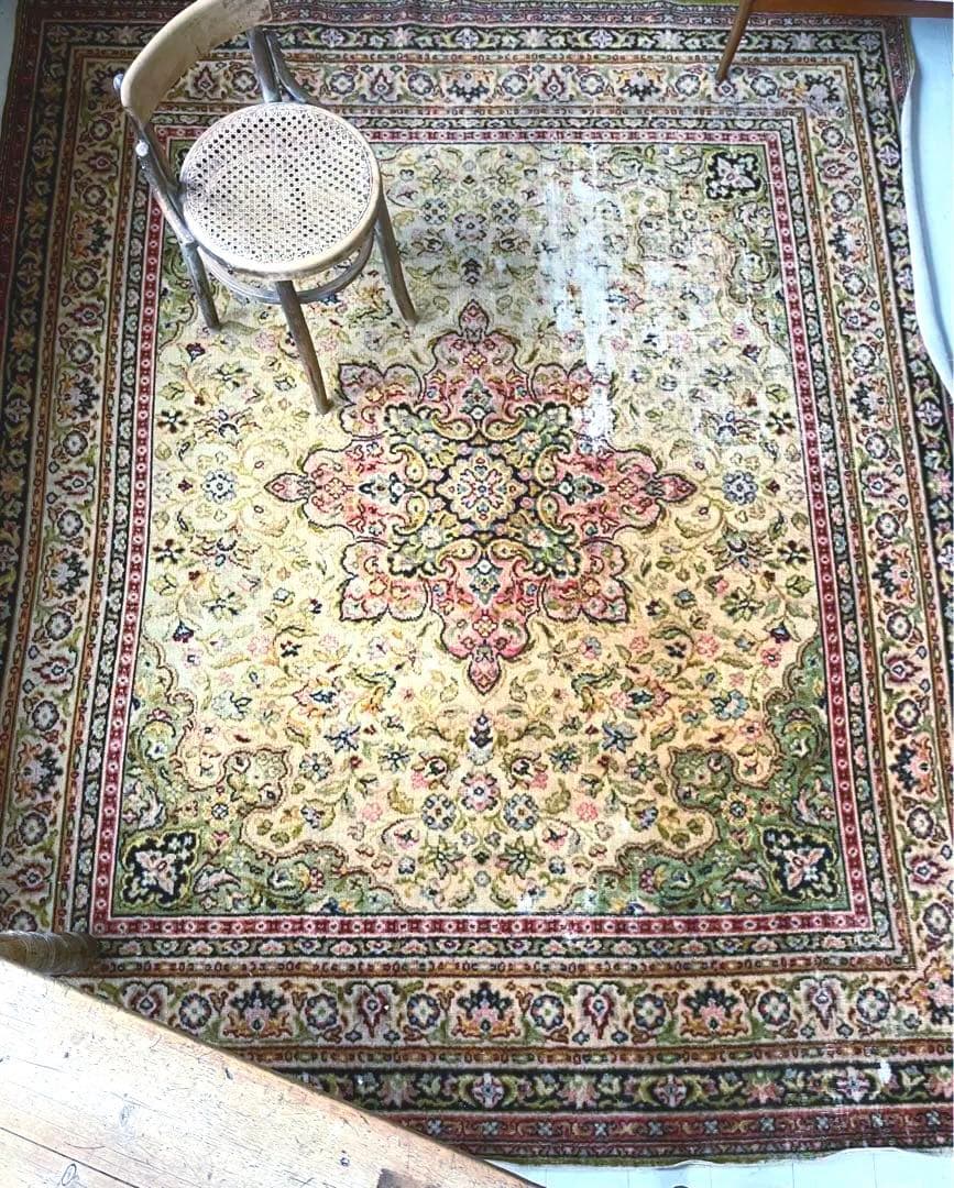 1950年代 アンティーク トルコ モロッコ　ラグ　ベニワレン　ヴィンテージ