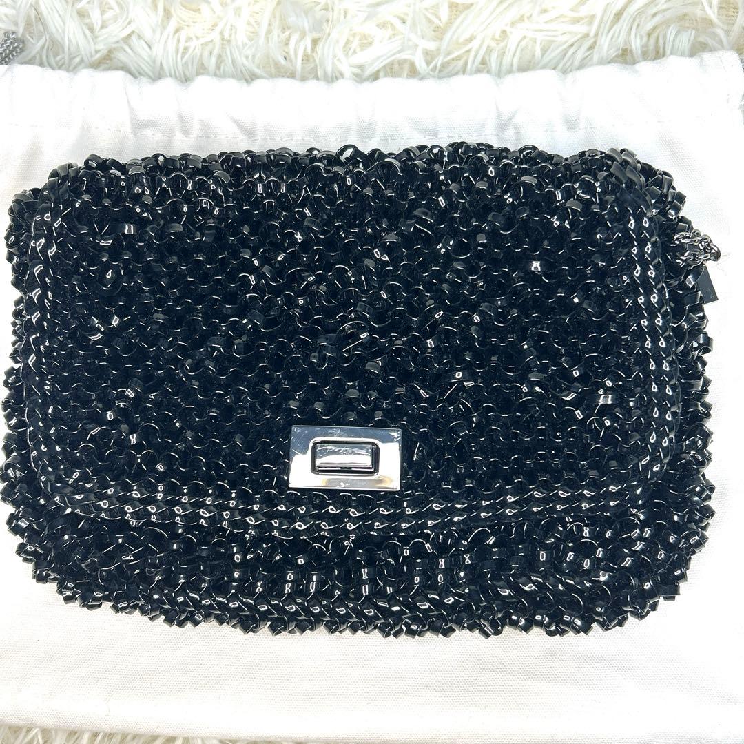 未使用級　ANTEPRIMA ルッケット NERO OPACO 3way