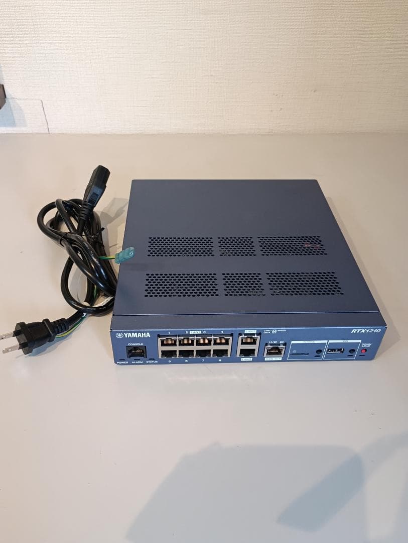 YAMAHA ギガアクセスVPNルーター RTX1210【初期化済/動作確認済】