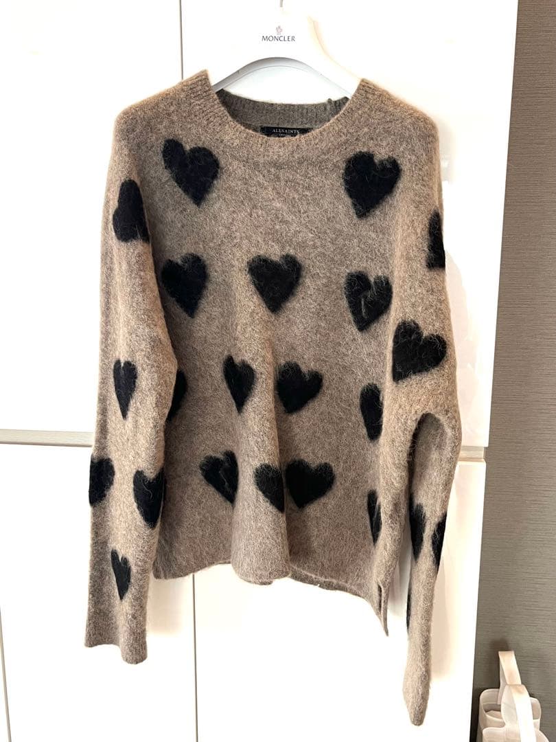 オールセインツALL SAINTS❤️ハート柄ニットセーター❤️2025AW
